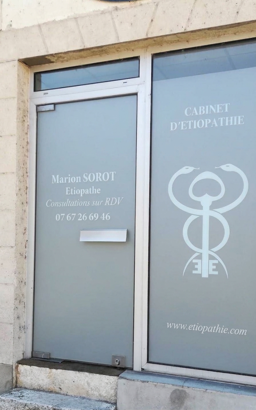 Façade du cabinet d’étiopathie de Marion Sorot à Meung-sur-Loire